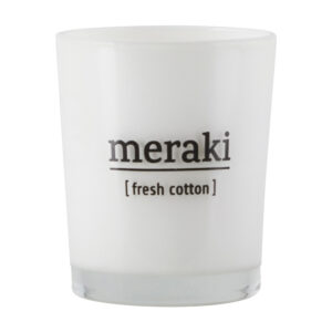 meraki candle small fresh cotton