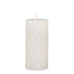 Bloklys Creme Rustik Glimmer 27T